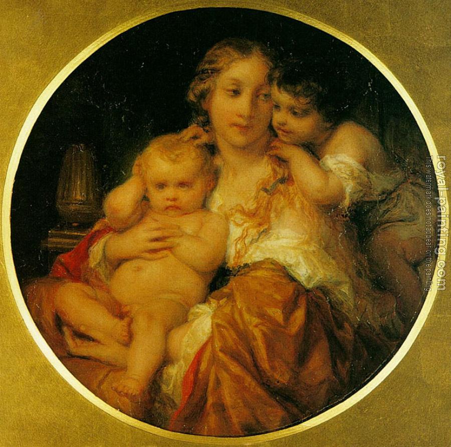 Paul Delaroche : mother and child